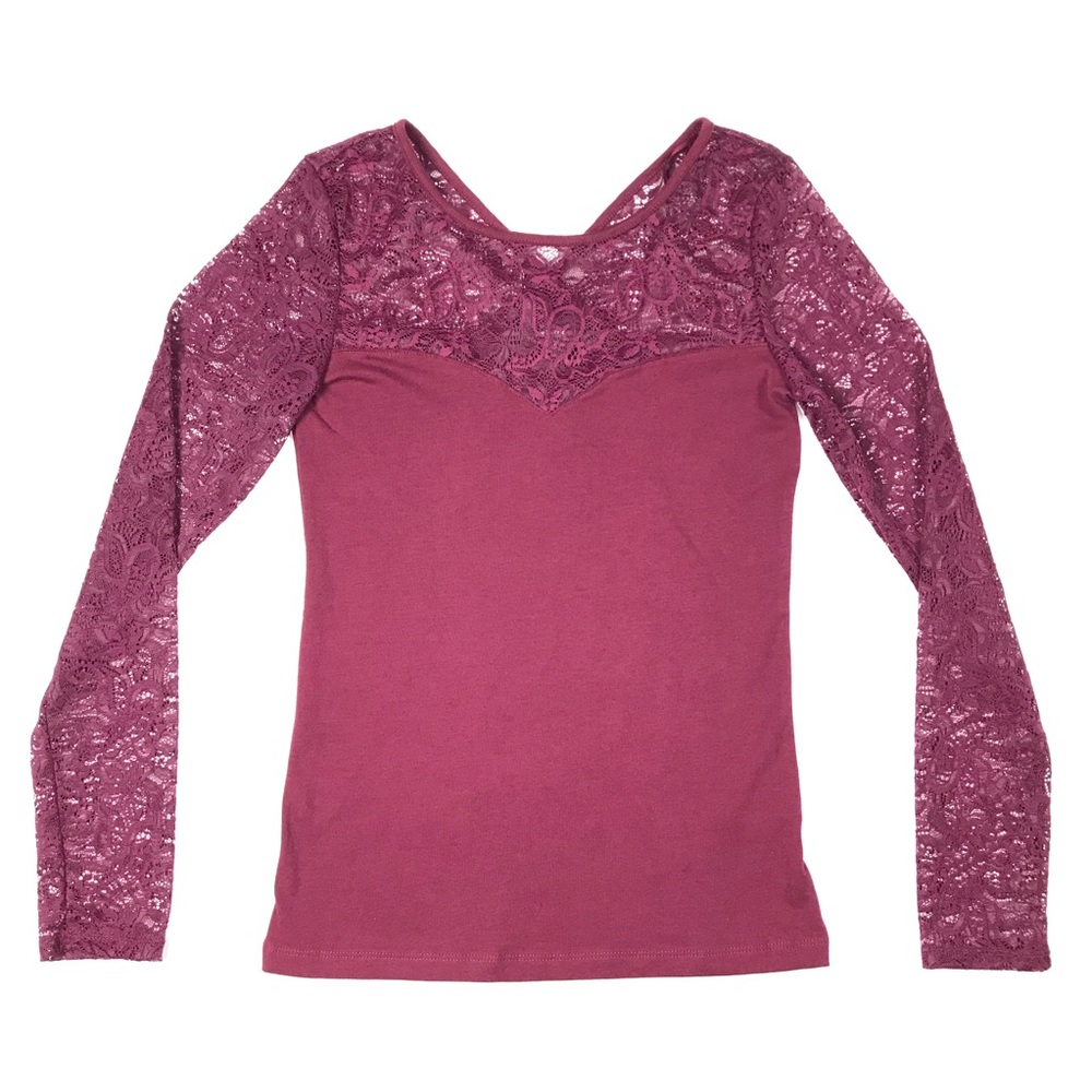 Ambiance Lace Long Sleeve Shirt